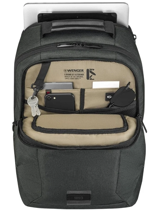 Wenger  MX Eco Professional 16 Inch Laptop Backpack With Tablet Pocket - Charcoal  | Best Price UAE